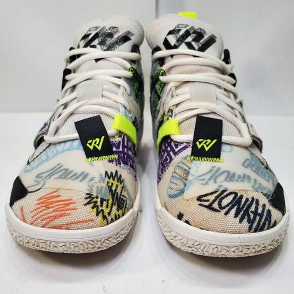 Nike Jordan Why Not Zer0.4 GS ‘Graffiti’ DD9659-007 Sneaker Shoes Boys Size 7Y - Picture 5 of 10